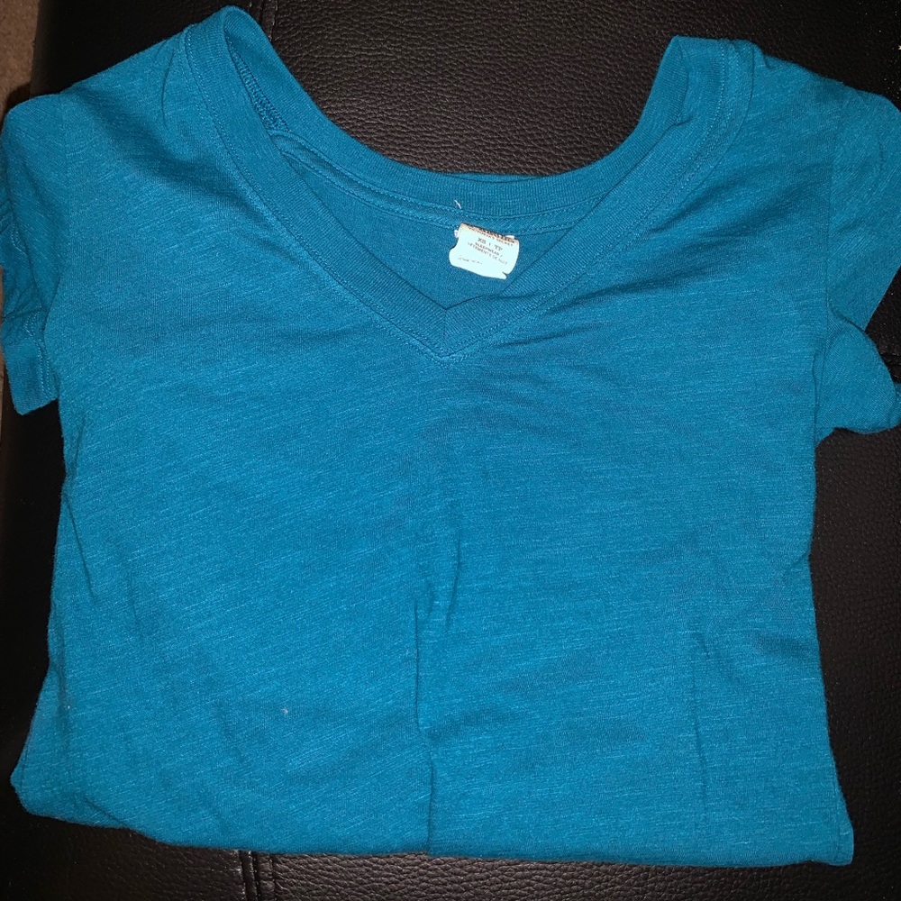 PINK Victoria Secret Blue V-neck